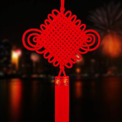 挂中国结是不是几层楼的客厅都挂