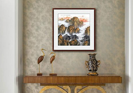 泰山画挂在家玄关处有什么风水作用