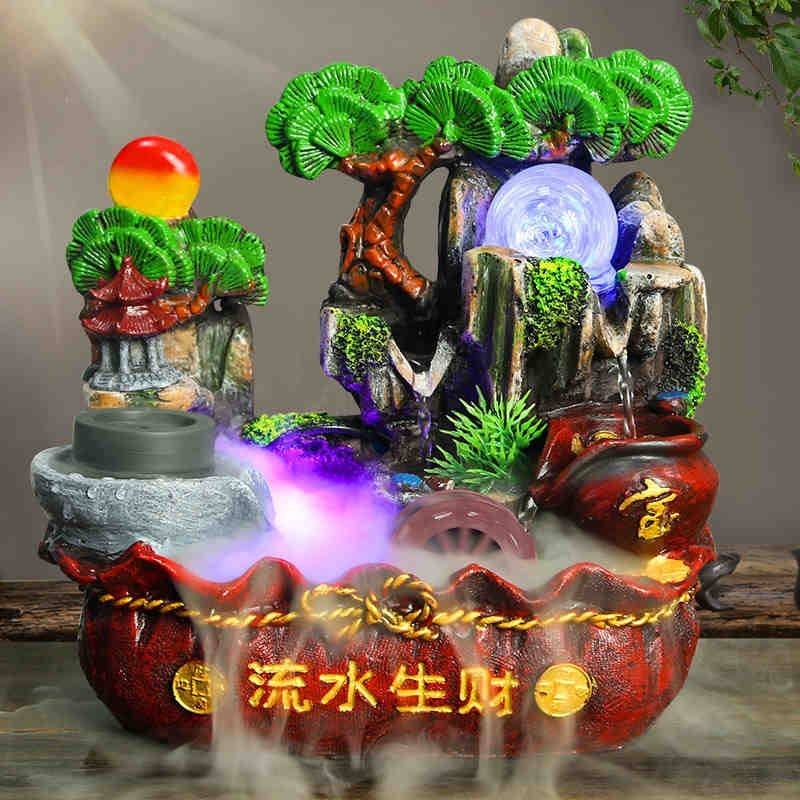 五行属水的风水吉祥物件有哪些?风水轮,瀑布山水画 五行属水的风水吉祥物件有哪些?风水轮,瀑布山水画