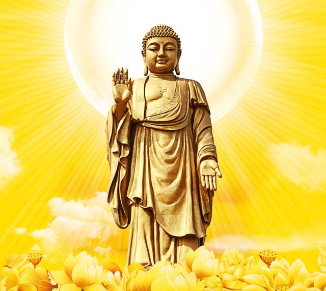 释迦摩尼佛像供奉