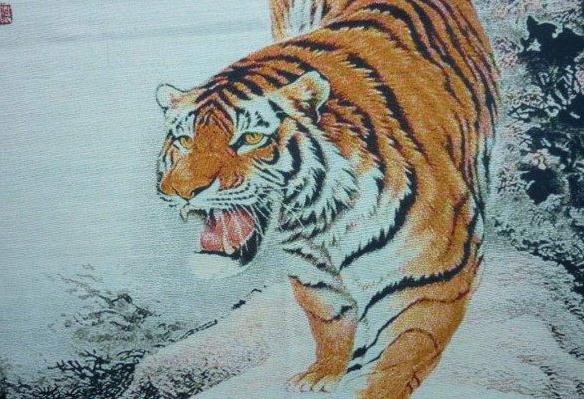 风水挂画：上山虎和下山虎的意思是什么?不同的虎有哪些寓意-易德轩吉祥商城