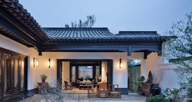 客厅和玄关之间可以用屏风隔断 避免出现穿大厅恶灵的格局