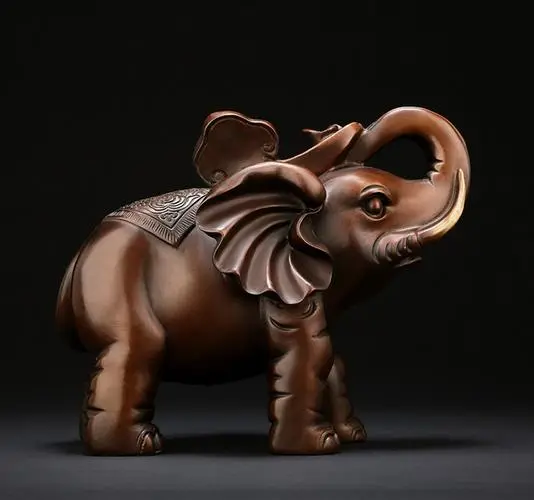 富贵荣华象又叫“吸财铜象”