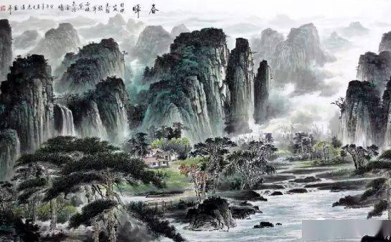 山水画对家居的影响